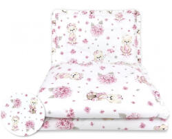  Baby Shop ágynemű huzat 100*135 cm - Balerina maci rózsaszín