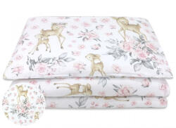  Baby Shop ágynemű huzat 90*120 cm - rózsaszín őzike