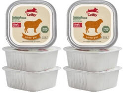 Leiky 100% bárányhús és belsőségek alutálkás eledel kutyának 6 x 300g