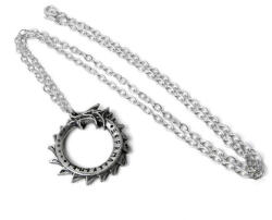 Alchemy Gothic Zgardă ALCHEMY GOTHIC - Mini Jormangund - Pewter - P918