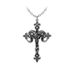 Alchemy Gothic Choker ALCHEMY GOTHIC - Cross Of Baphomet - P952