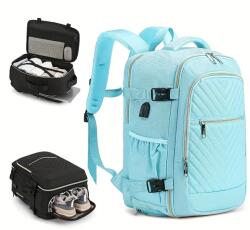  Utazó Hátizsák- Világos Kék- 41 X 28 X 21 Cm (ed396253-2-1-1-1)