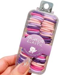 HARAHU Elastic de păr cu cutie TW-38234 - Violetă KP38234