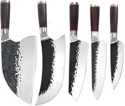 HARAHU Set cuțite de bucătărie NA-26834 - Maro KP26834