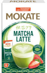  Mokate Hungary Intern. Kft Mokate Matcha Latte 6*14g Eper