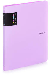 KARTON P+P Műanyag gyűrűskönyv A/4, 4 gyűrűs, PASTELINI, pasztell lila (KPP-2-278) - officetrade
