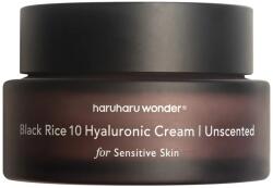 haruharu wonder Black Rice 10 Hyaluronic Cream Unscented illatmentes hidratáló krém hialuronsavval