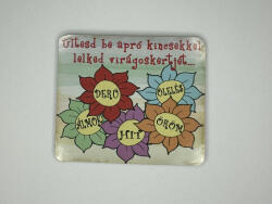  „Lelki virágoskert - Inspiráló hűtőmágnes (SZA20)