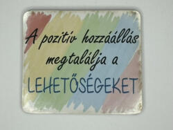  „Pozitív Lendület - Motivációs hűtőmágnes (SZA21)