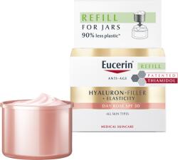 Eucerin Hyaluron-Filler+Elasticity Bőrtömörséget Regeneráló Nappali Arckrém Rose SPF30 öko-utántöltő 50 ml - ph5