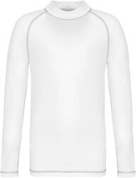 Proact PA4018 gyerek hosszú ujjú sportpóló UV védelemmel Proact, White-10/12 (pa4018wh-10-12)