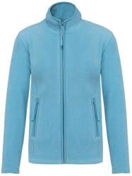 Kariban Női MAUREEN cipzáras polár pulóver, Kariban KA907, Cloudy Blue Heather-M (ka907cbh-m)