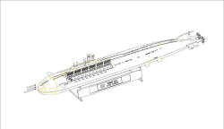 HobbyBoss Russian Navy SSGN Oscar II Class Kursk 1: 350 (83521)