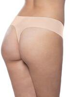 BYE BRA Láthatatlan Tanga (Natúr és Fekete 2-Pack) - M