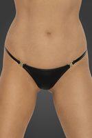 Noir Handmade P008 Powerwetlook Bugyi Arany Kapoccsal - XL