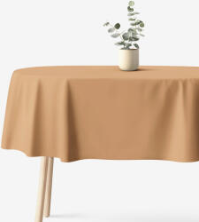 Goldea ovális pamut terítő - barna 140 x 220 cm