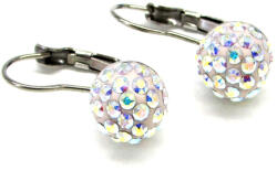 HÉRA kapcsos fülbevaló (AB színjátszós 10 mm-es) (2022042008)