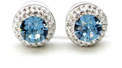 APHRODITÉ APHRODITE bedugós fülbevaló - 12 mm (aquamarine-crystal) (2020022040)