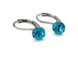  KIS SISSI fülbevaló - blue zircon zöld (2 éves kortól 10 éves korig) (3266886)