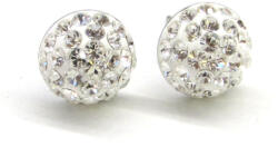 HÉRA bedugós fülbevaló - 10 mm (crystal fehér) (202104051)