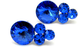 TREVIA bedugós fülbevaló - 21 mm (sapphire) (2025080702)