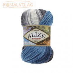 alize BURCUM BATIK - Türkiz, szürke, fehér melír-4200