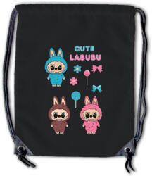 Labubu - Cute Labubu mini figurák tornazsák (labtorn9)