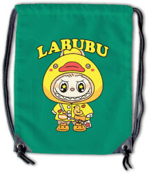  Labubu - Sárga esőkabátos tornazsák (275925)