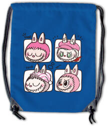 Labubu - Rózsaszín pizsiparti tornazsák (400651)