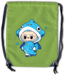  Labubu - Kék cápa jelmezes tornazsák (944891)