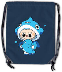 Labubu - Kék cápa jelmezes tornazsák (179130)