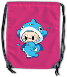 Labubu - Kék cápa jelmezes tornazsák (595386)