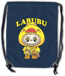 Labubu - Sárga esőkabátos tornazsák (665646)