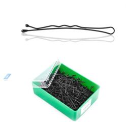 Labor PRO Agrafe ondulate pentru coafura - cutie 400g - NEGRE (Y513)