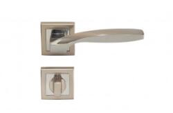 Sn Deco Group Maner Premium SN LUNA cu cu incuietoare de baie E8-T3, culoare nichel satinat/crom
