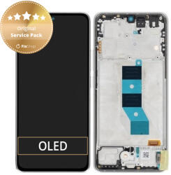 Xiaomi Poco M7 Pro 5G - Ecran LCD + Sticlă Tactilă + Ramă (Silver) - 5600070O17P00 Genuine Service Pack, Silver