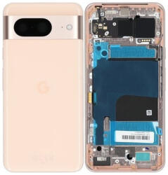 Google Pixel 8 GKWS6 G9BQD - Carcasă Baterie (Rose) - G949-00565-01 Genuine Service Pack, Rose