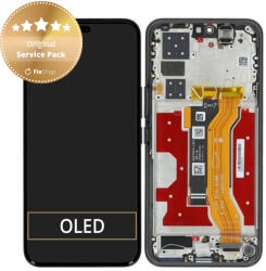 Honor 400 Pro - Ecran LCD + Sticlă Tactilă + Ramă (Midnight Black) - 0235APFA Genuine Service Pack, Black