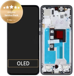 Motorola Edge 50 Neo - Ecran LCD + Sticlă Tactilă + Ramă (Grisaille) - 5D68C28683 Genuine Service Pack, Grisaille
