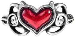 Alchemy gothic Пръстен ALCHEMY GOTHIC - Малко Devil Сърцето - R238