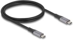 Delock 81191 USB kábel USB4 Gen 2x2 1 M USB C Fekete, Szürke (81191)