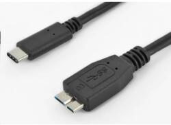 PremiumCord USB 3.0 Type C USB 3.0 Micro-B Átalakító Fekete 60cm ku31cmb06bk (ku31cmb06bk)