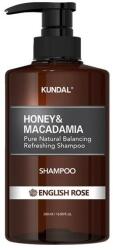 KUNDAL Honey & Macadamia Nature Shampoo English Rose 500 ml