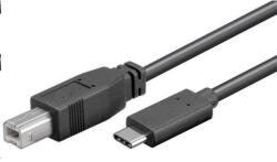 PremiumCord USB 2.0 Type C Átalakító Fekete 1m ku31cd1bk (ku31cd1bk)