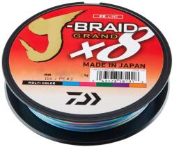 Daiwa J-Braid Grand x8 Fonott Zsinór - 0.18mm, 12.5kg, 150m, Multicolor