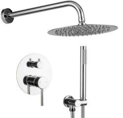 Welland Wall-Pro-2 falsík alatti zuhanyrendszer - króm - pepita