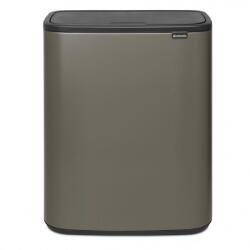 Brabantia Cos pentru gunoi Brabantia Bo Touch 1001276, 60 L, Deschidere lina si silentioasa, Deschidere mare, Bronz (1001276) Cos de gunoi