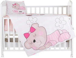 Chipolino Спален комплект Chipolino - Розово мече, 5 части (SPCET502402) - kindermarket