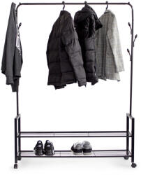 Homelux Gurulós ruhaállvány két polccal (GH-203)