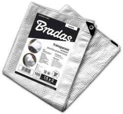  LENO CRISTAL Megerősített Átlátszó Ponyva - 10 x 15m, 100g